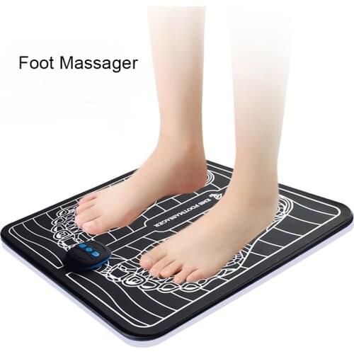 Electric Foot Massager Pad Feet Muscle Stimulator Leg Reshaping Mat Improve Blood Circulation Relieve Ache Pain Health Care