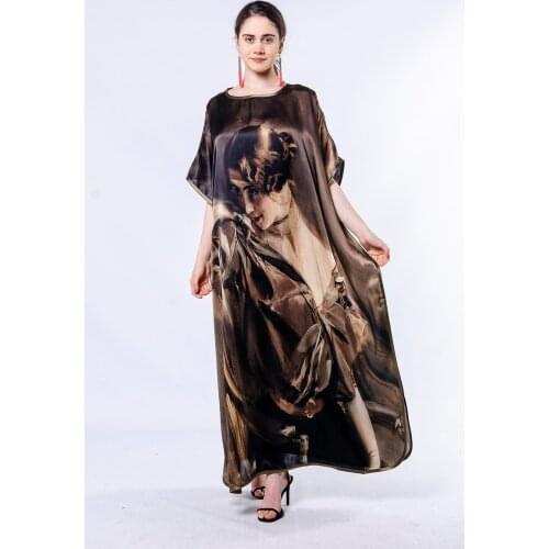 Nomads Felt Boldini Cleo De Merode Silk Dress
