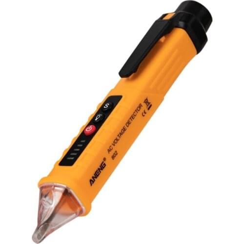 Multi-function AC Voltage Detector Induction Test Pencil Sound/Light Alarm AC / 12~1000V Non-Contact Voltage Detector
