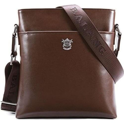 Fashion Brand Genuine Leather Men Shoulder Bags Casual Crossbody Messenger Bag