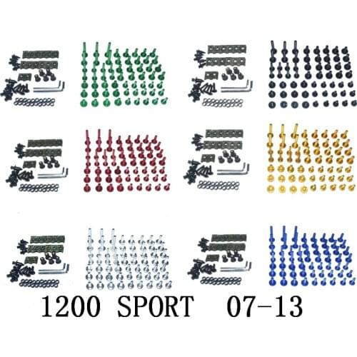Motorcycle Complete Fairing Bolts Kit Bodywork Screws For Fit MOTO GUZZI 1200 SPORT 2007-2013