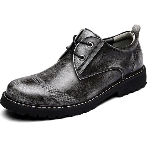 2020 New Mens Shoes Mens Oxford Shoes Top Quality Dress Shoes Men Flats Fashion Genuine Leather Casual Shoes