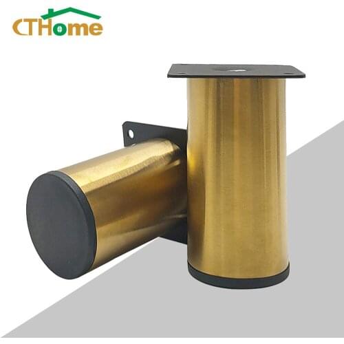 4pcs Height 5/6/8/10cm Legs for Metal Furniture Upgrade Thickening Sofa Bed TV Bathroom Cabinet Coffee Table Foot Support Feet