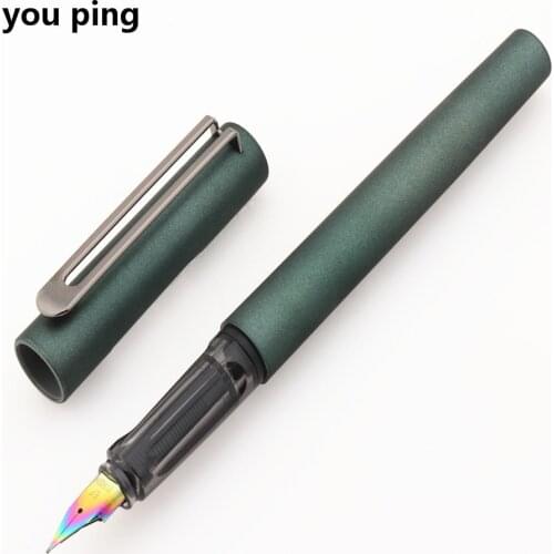 New Listing High Quality 6057 Deep green Colour School Supplies Student Office Stationary Colors Nib Fountain Pen Ink