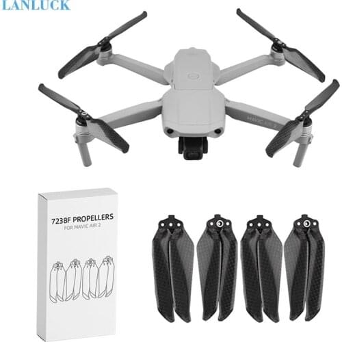 7238F Carbon Fiber Propellers for DJI Mavic Air 2/AIR 2S Props Blade Replacement Durable Props Fixed Set Accessories