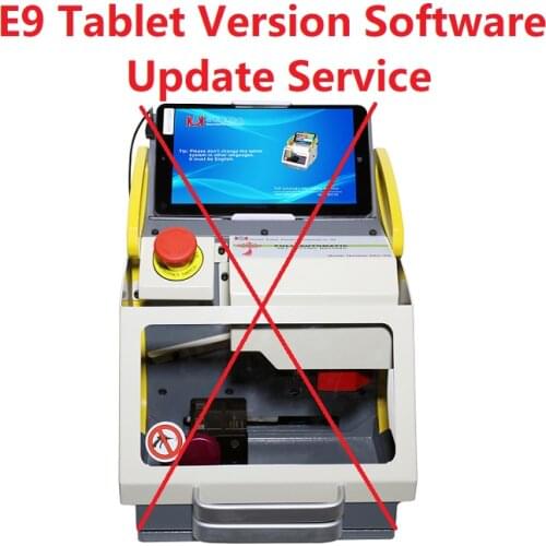 SEC E9 Tablet version update service remoted control to install update software For SEC-E9 automatic key cutting machine
