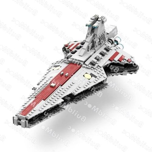 UCS Micro Star Destroyer Model Venator Class Republic Attack Cruiser Building Blocks Star Space ship Bricks Toy Kids Xmas Gifts