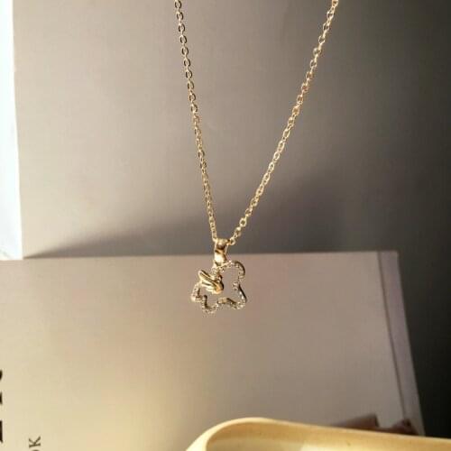 Retro Daily Wear Fashion Cute Animal Design Light Luxury Neck Clavicle Chain Banquet Necklace