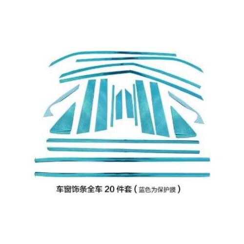 High quality! Body decoration 2015 FOR Hyundai IX25 creta Stainless Steel Glass Door Sill Trim For Outer Mold Line window