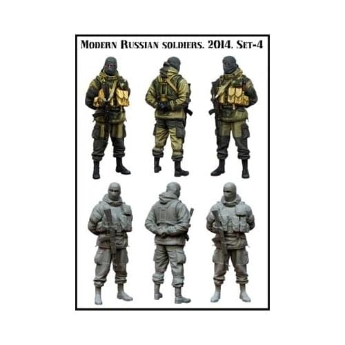 1/35 Scale Die-cast Resin White Model US Military And Civilians Need To Manually Color The Model Free Shipping