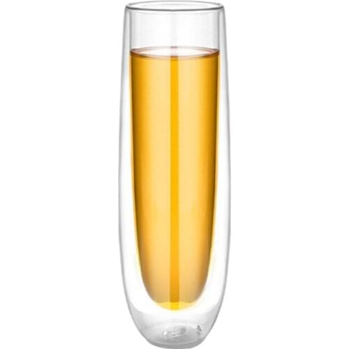 150ml Double wall coffee cup Shot vodka beer glasses Drinking wine glass Water juice cups Creative champagne cockta mug