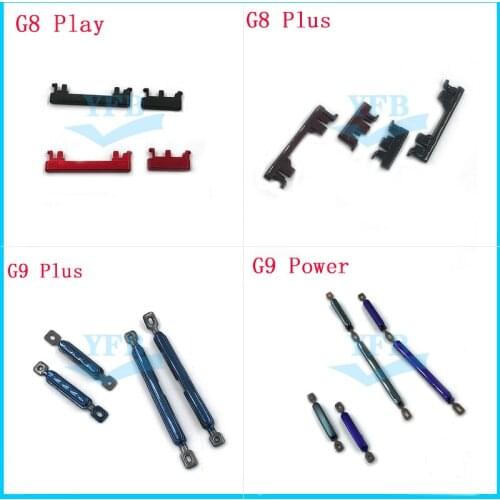 20pcs For Motorola Moto G8 G9 Plus Play Power Phone Housing Side Key Power Volume Button