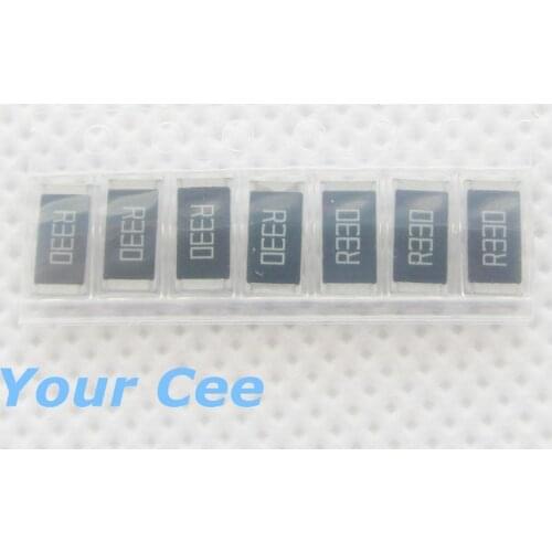 50 pcs 2512 SMD Resistor 1W 0.33R 1% Chip Resistor 0.33 ohm R330
