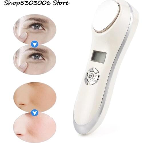 ABS Ultrasonic Cryotherapy Facial Machine Multifunctional Devices Face Lifting Skin Care Machine Anti-wrinkle Hot Cold Machine