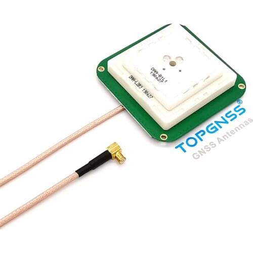 GNSS antenna L1,L2 RTK UAV UGV GPS antenna for ZED-F9P module receiver antenna High precision built-in MCX AN506GX TOPGNSS 2PCS
