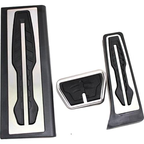 Car AT Auto Accelerator Brake Accelerator Fuel Pedal Footrest Pedal Cover For BMW X3 G01 X4 G02 2019 2020 LHD