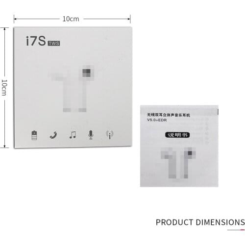 I12 Macron 3 Generation TWS Wireless Bluetooth Headset i7s Bestselling for Oppo Color Sport INPODS12