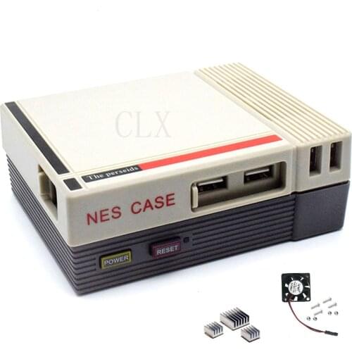 Raspberry pi NES NESPI CASE Retroflag Case with Cooling Fan Designed +heat sink for Raspberry Pi 3 / 2 / B