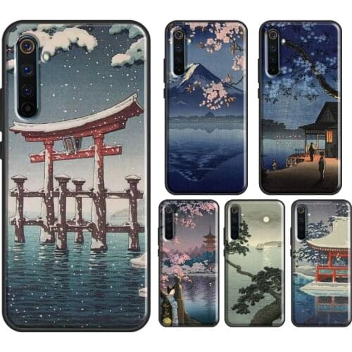 Ukiyo-e Japanese Art Case For Realme 8 Pro 6 7 Q3 Pro GT Neo C21 C3 Phone Cover For OnePlus 9 Pro 7T 8T 9R Nord