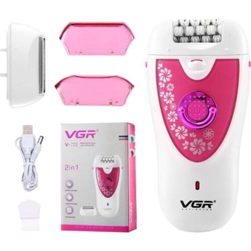 2 IN 1 USB Rechargable Women Epilator Body Leg Hair Removal Depilator Shaver Female Electric Shaving Machine