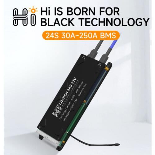 HEYO 3.2V 24S 72V LiFePO4 Lipo LFP battery Management System PCBA 30A 40A 50A 60A 80A 100A 120A 150A 200A BMS balance e-bicycle
