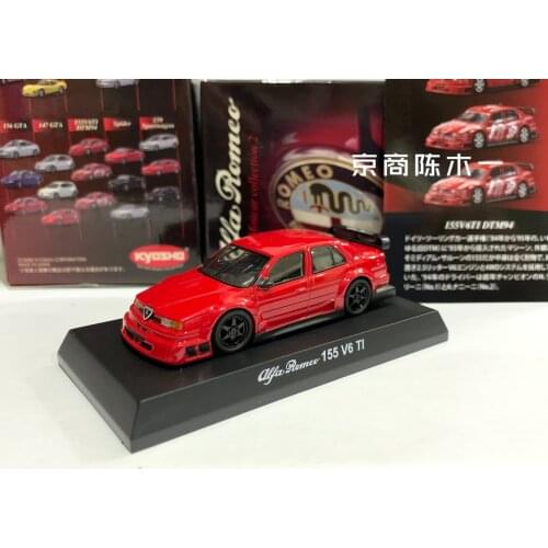 KYOSHO 1/64 Alfa Romeo 155 V6 Ti Classic DTM racing model Collection Die-cast Alloy Car Model
