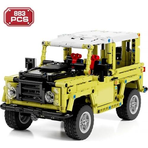 Technical 883pcs Super Sports Car Building Blocks Kit Creative Expert Off-road Vehicle Racing Car Bricks Toys for Children Gifts