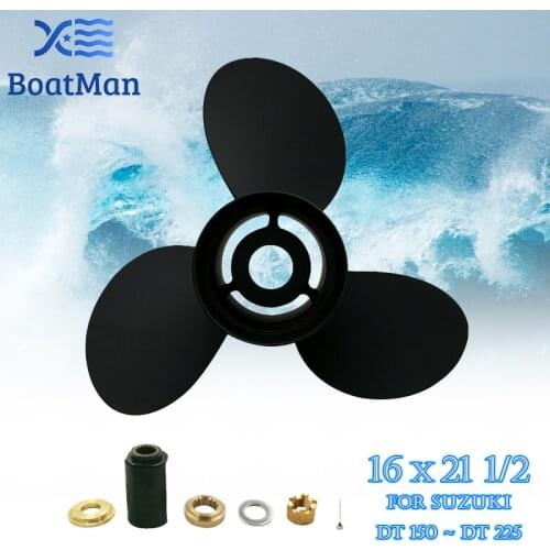 Boat Propeller 16x21 1/2 For Suzuki Outboard Motor 150-300 HP Aluminum 15 Tooth Spline Engine Part Outlet 99105-00800-215