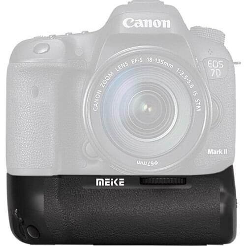 Meike MK-7D II Battery Grip Support Vertical Shooting for Canon EOS 7D Mark II 7D2 as BG-E16