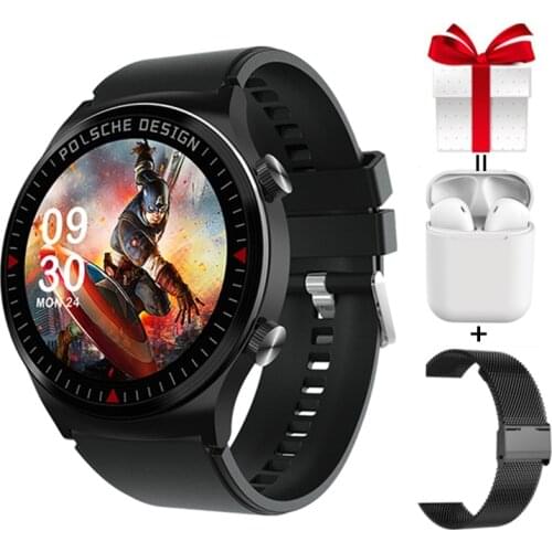 Smart Watch Men 1.35inch Full Touch Screen 420*420 DIY Watchface Heart Rate Montior Blood Pressure Oxygen Smartwatch HW26