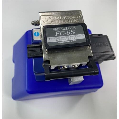 Sumitomo Cheap Price High Precision FC-6S Optical Fiber Cleaver with Fiber Scrap Collector FC6S FTTH Cutting Knife with Blue Box