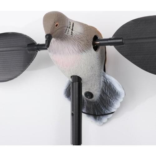 Hunting Outdoor Pigeon Decoys Bait Spinning Wing Pest Control Target Outdoor