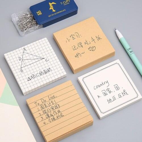 80 Sheets Creative Memo Pad Sticky Notes School Office Daily Planner Notepad Stationery N Times Note Pads Schedule Stickers New
