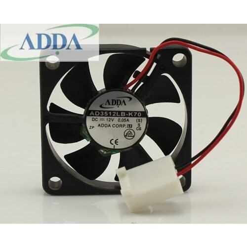 FOR ADDA AD3512LB-K70 35*35*10mm 35mm 3510 DC 12V 0.05A Dual ball bearing axial cooling fan