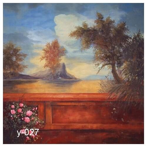 Spring scenic Backdrop Y027,10ft x20ft Hand Painted muslin Photography Background,estudio fotografico,photo studio backdrop