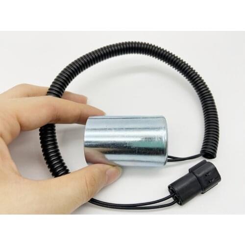 Excavator spare parts Doosan Solenoid coil pilot solenoid coil 12V DH55