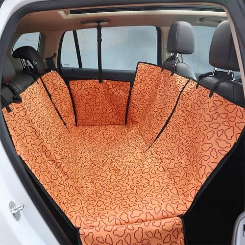 Oxford Cloth Pet Carriers Car Pet Seat Cover Fabric Dog Car Back Seat Carrier Waterproof Pet Mat Protector Hammock Cushion