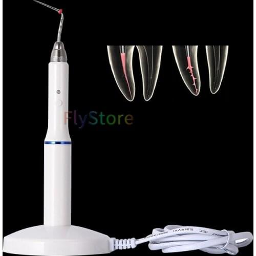1Pcs Dental Cordless Wireless Gutta Percha Obturation System Endo Heated Pen +2Tips Dental Equipment