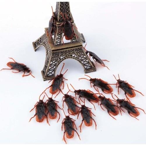 4pcs/bag Fake Bug Joke Toy Fool Funny Prank Supplies Toys Gadget Halloween Party Trick Mischief Novelty & Gag Toys Item Product