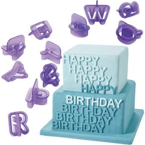 Wholesale 10 Sets(40 Pcs/Set) Alphabet Numbers Mould Cookie Cutter Set, Cake Letters Cutter Fondant Cake Decoration Tools