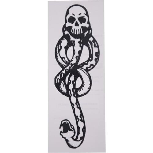 5PCS Death Eaters Dark Mark Make Up Tattoos Stickers Cosplay Accessories and Dancing Party Dance Arm Art Sticker 2021NEW
