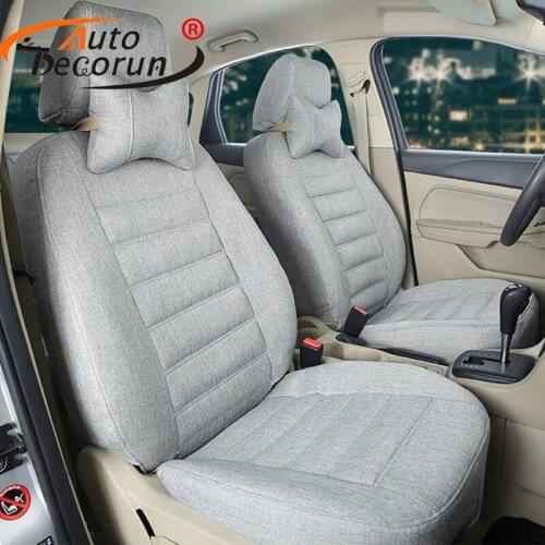 AutoDecorun Fit Cover Seat for Volvo S60 2012 Car Seat Covers Set Cushion Seats Supports Automobiles Covers Interior Accessories