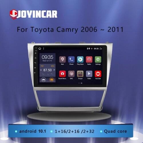 JOYINCAR 2+32G Android 10.1 Car Radio Multimedia Player for Toyota Camry 2006-2011 Navigation GPS 2 Din in Dash 10.1"
