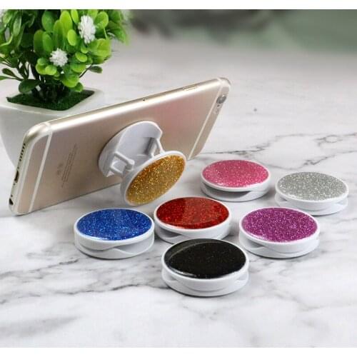 Glitter Finger Holder Phone Smartphone Desk Stand Grip Mount For Huawei Samsung Xiaomi tablet stand holder mobile holder socket