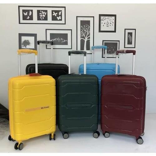 New Men Fashion Rolling Suitcases Women Lovely Carry On spinner brand Trolley Luggage koffer Travel Bags Student school suitcase