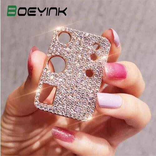 For Samsung Galaxy S20 Ultra Note 20 Plus Rhinestone Glitter Camera Lens film Protector Case Diamond Full Lens Protective Cover