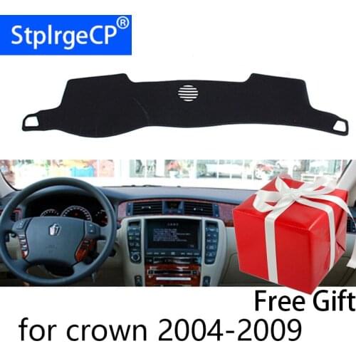 For Toyota Crown S180 2003-2009 Right and Left Hand Drive Car Dashboard Covers Mat Shade Cushion Pad Carpets Accessories