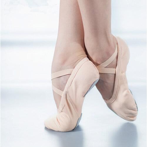 EU24-46 Professional Quality Slippers Canvas Soft Sole Belly Yoga Gym Ballet Dance Shoes Girls Woman Man Ballerina