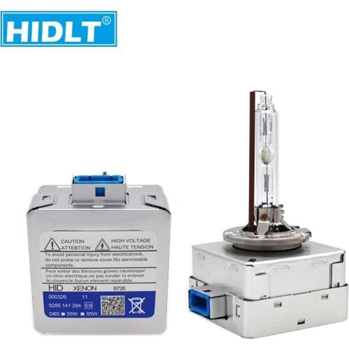 HIDLT 2PCS D8S Xenon HID Car Headlight Bulb AC 12V 35W 55W Super Fast Bright 5500K White D8S Car Light Replacement Bulb Lamp