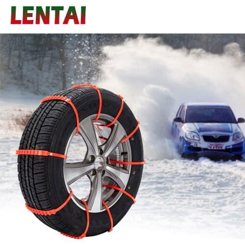 LENTAI Car Mini Plastic Winter Tyres wheels Snow Chains For Volvo XC60 Hyundai Camry Lexus Honda Jazz Suzuki Swift SX4 Nissan